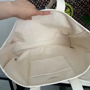 新作★Tory Burch Canvas Tote 156476 Amazon.com: Tory Burch 156476 Canvas Logo Design Large